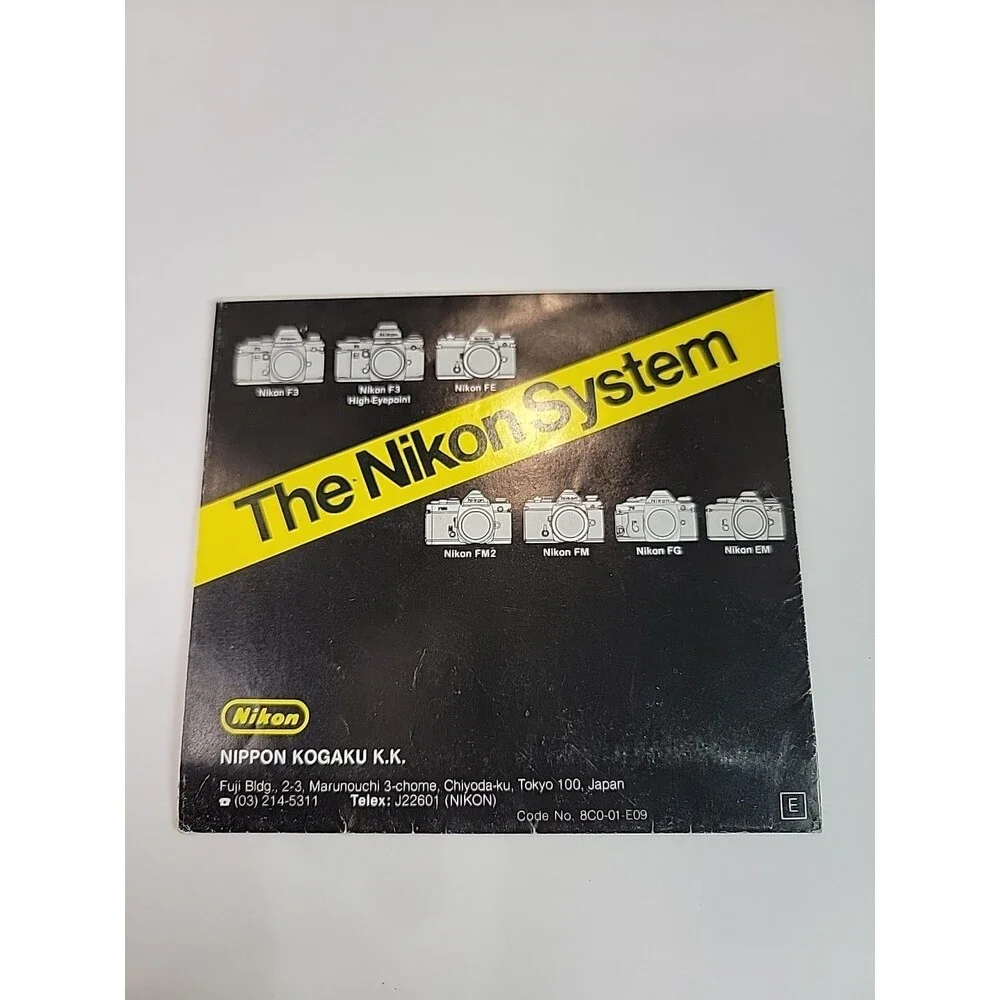 Original The Nikon System Guide - Excellent
